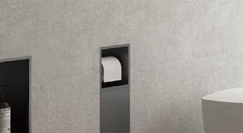 Recessed toilet paper Holders