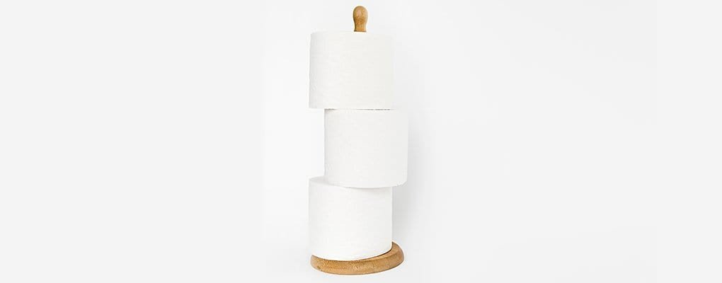 Wooden Freestanding toilet paper Holders