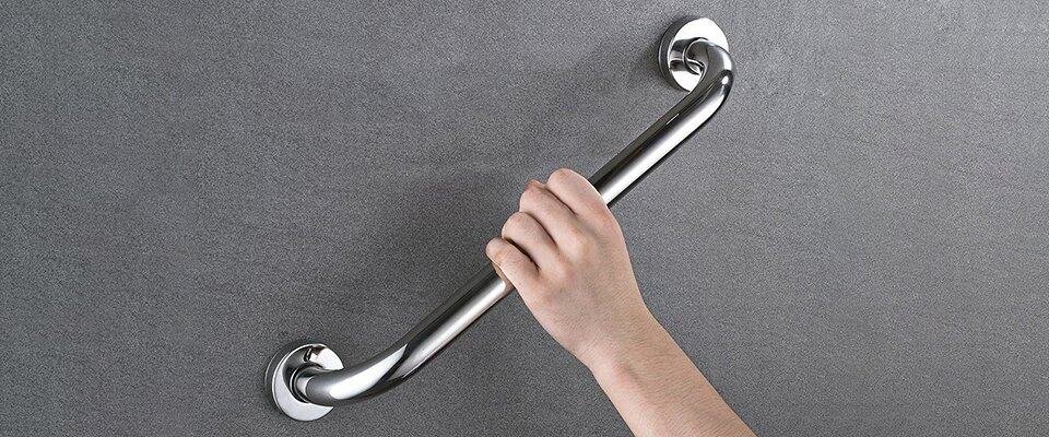 304 Stainless Steel Bathroom Accessories Safety Disabled Handrail Cust