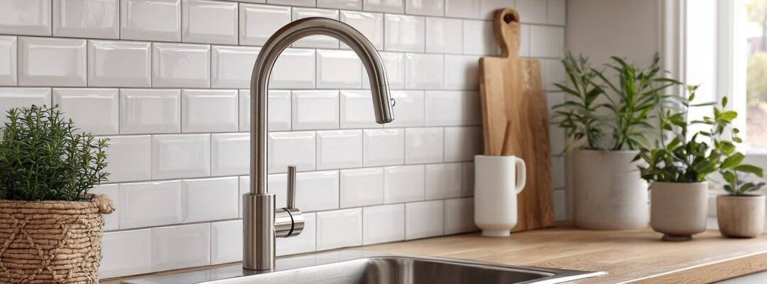 Kitchen faucet matching design