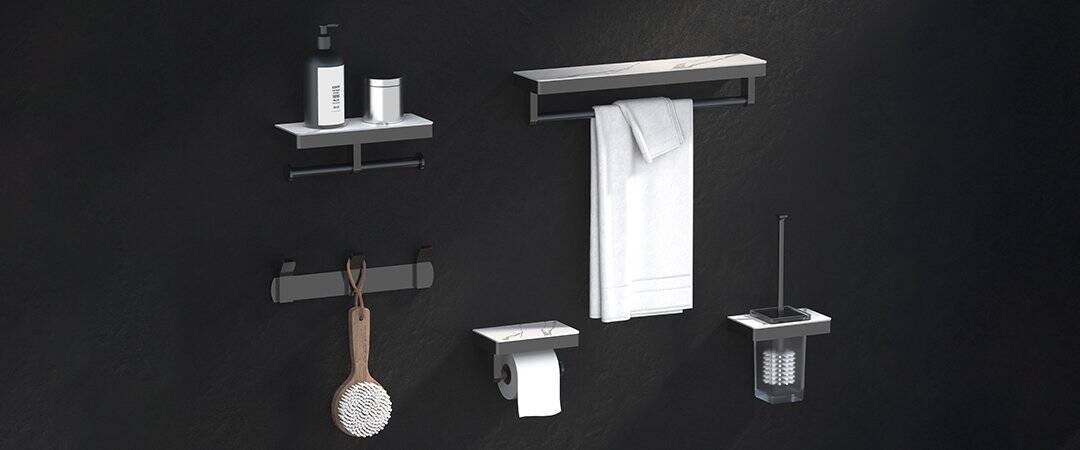 Marble Bathroom accessories series
