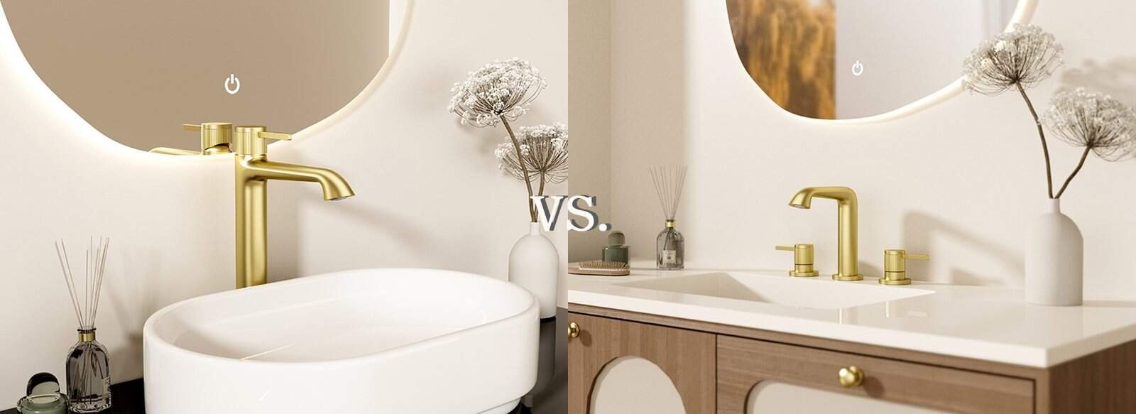 Single-hole vs. widespread faucet