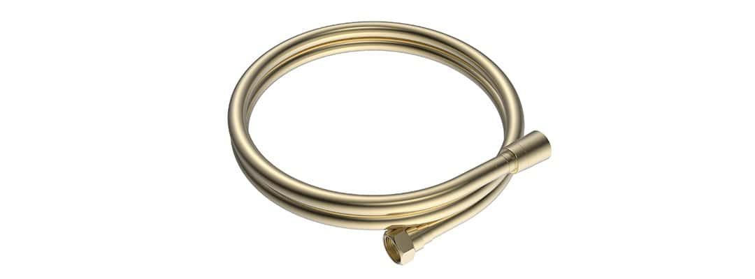 Brushed gold shower hose for handheld showerhead - FB047