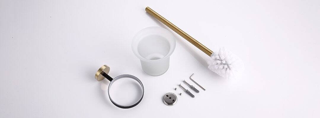 Stainless steel 304 toilet brush holder and hose