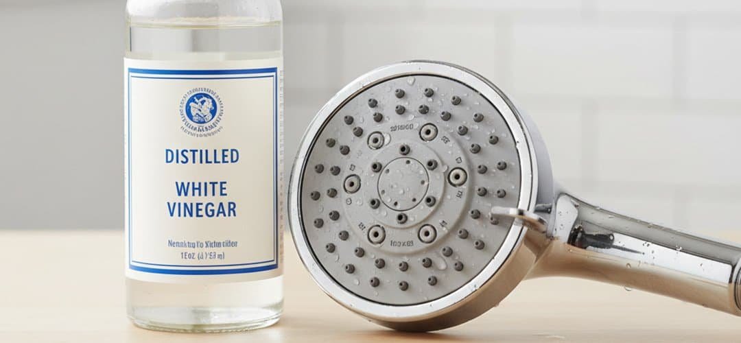 Stop Your Shower’s High-Pitched Squeal - Use white vinegar to clean showerhead