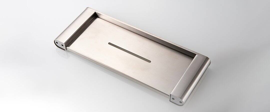 Stainless steel wall-mounted soap dish holder-A035
