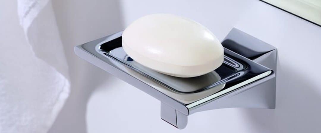 Wall soap dish holder for bathroom