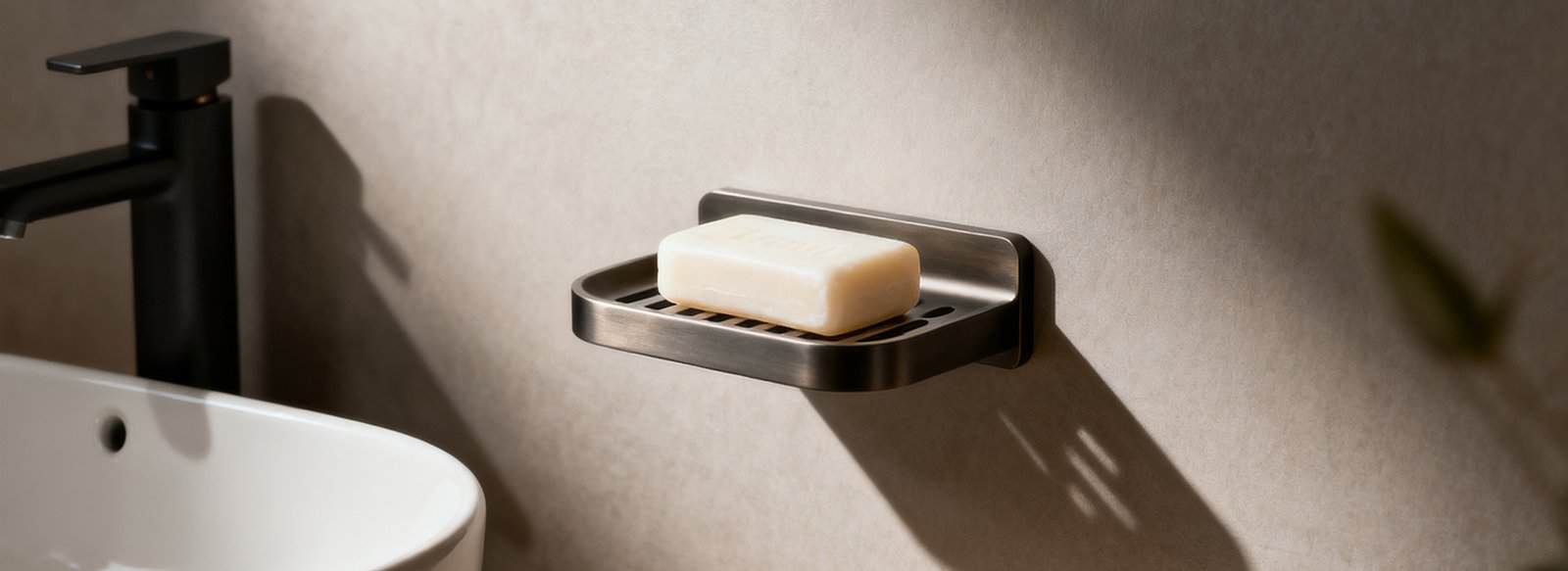 How to Choose the Perfect Soap Dish 6 Wall soap dish holder near basin