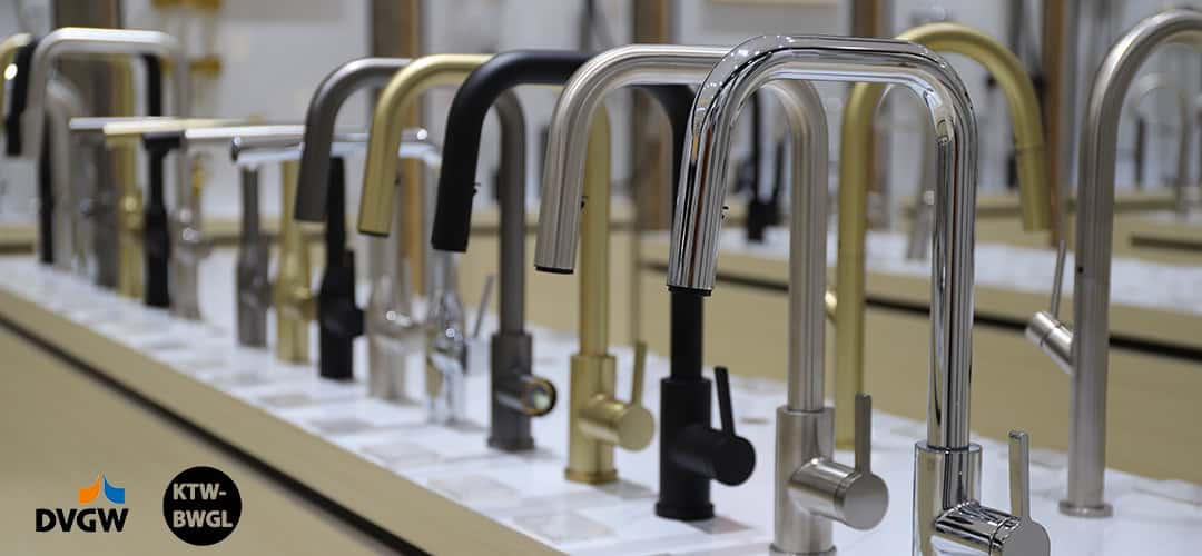 Lanerdi faucet and shower with DVGW and KTW certification