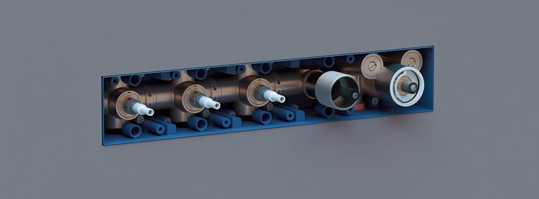 Install a concealed shower valve