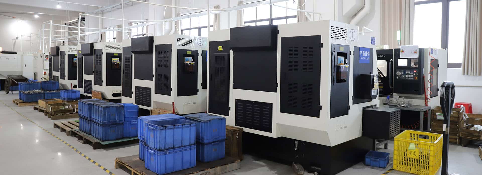 CNC machines in Lanerdi Faucet factory