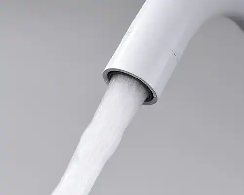 Integration of Neoperl water-saving aerators in commercial stainless steel faucets