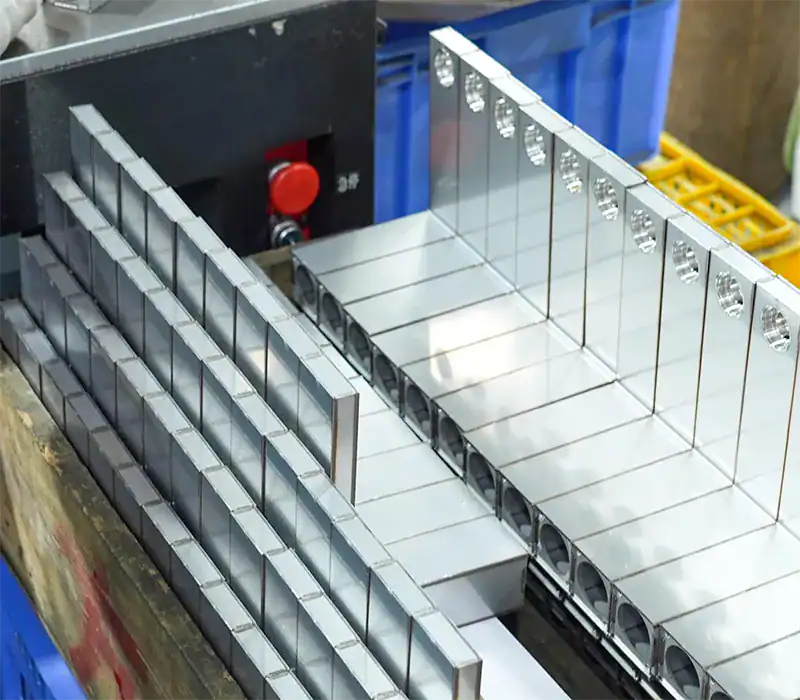 Precision CNC machined Solid INOX 304 stainless steel faucet components on Lanerdi factory line